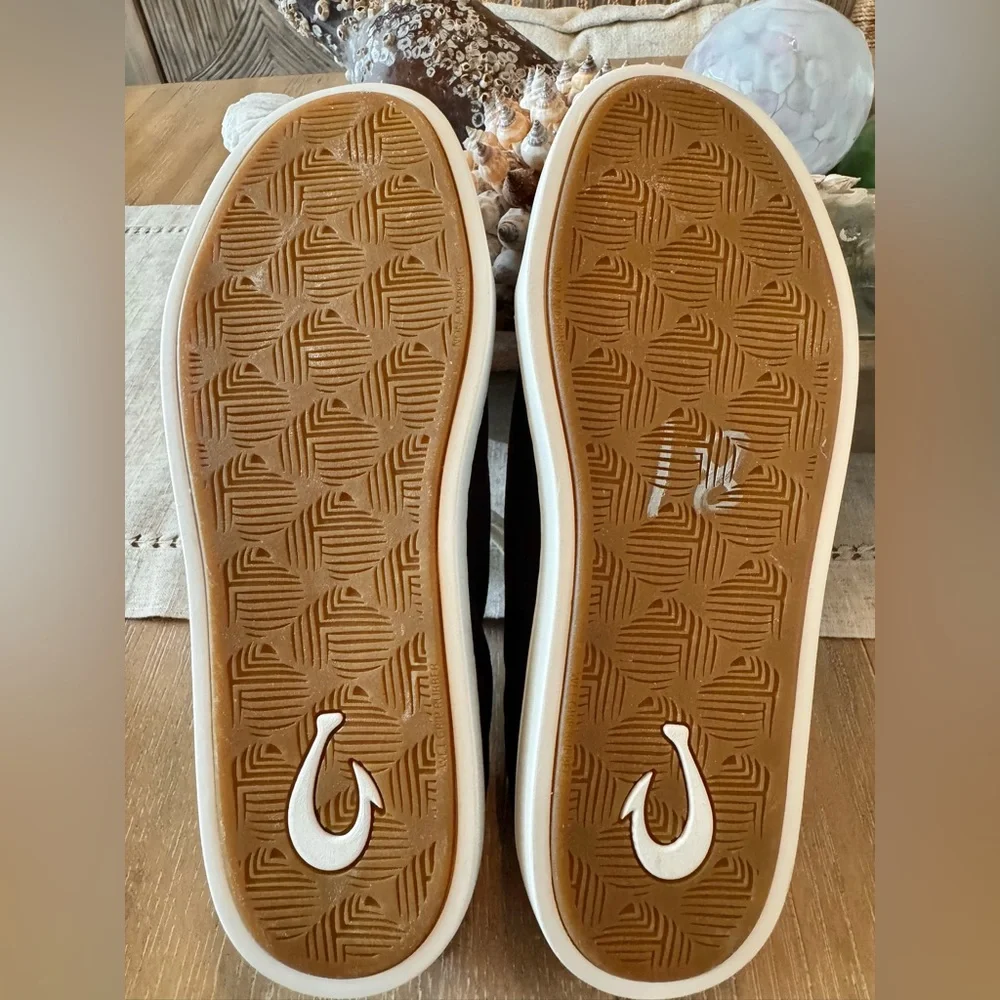 OluKai Pehuea Li Sneakers, Black & White Sand, NWT, Women’s Multiple Sizes - Picture 7 of 16